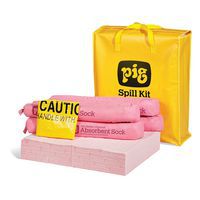 Kit absorbente portátil para líquidos no agresivos - New pig