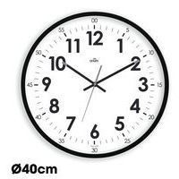 Reloj de cuarzo silencioso Oris Ø 40 cm negro - Orium