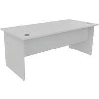 Mesa de oficina recta, Tipo de patas: Panel, Montaje: Para montar, Anchura total: 180 cm