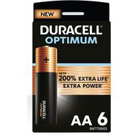 Pila alcalina Optimum AA - 4 - 6 u 8 unidades - Duracell