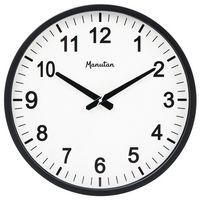 Reloj de pared analógico de cuarzo de 40 cm de diámetro - Manutan Expert