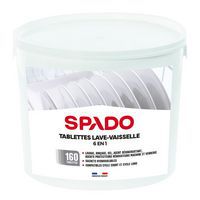 Pastillas para lavavajillas 6 en 1, 160 unidades - Spado