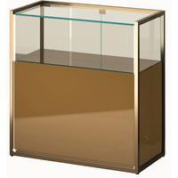 Mostrador de exposición con almacenamiento 95×45×95 cm - Sarazino