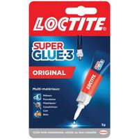 Adhesivo de cianoacrilato Super Glue 3 - Líquido - 3 g - Loctite