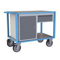 Carro auxiliar-banco de trabajo - 1 cajón + bloque de 1 puerta - 500 kg - FIMM
