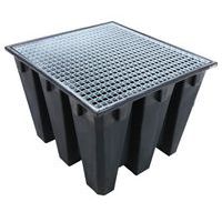 Bandeja colectora de PE reciclado - 1100 L - EMP