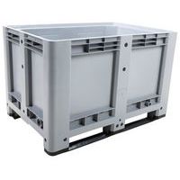 Caja-palé apilable de paredes macizas - Sobre suelas - Manutan Expert