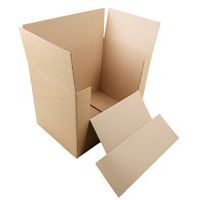 Caja-contenedor resistente a los golpes para palé - Corrugado doble - Manutan Expert
