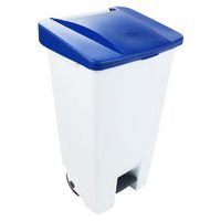 Cubo de basura móvil con pedal - Ergonómico - Recogida selectiva - 120 L - Manutan Expert
