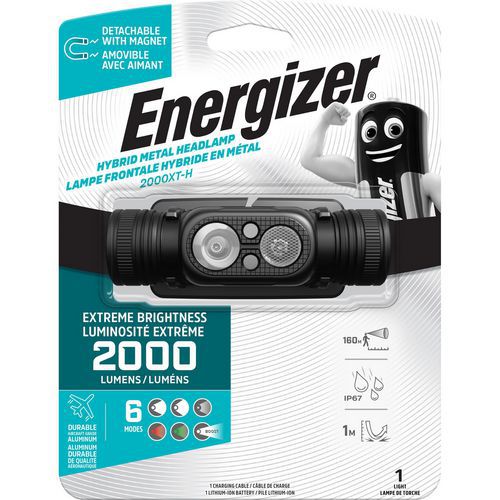 Linterna frontal metálica TAC - 1000 lm - Energizer