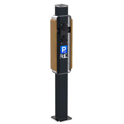 VeloDock e-Bike - 2 plazas para bicicletas + recarga - WSM