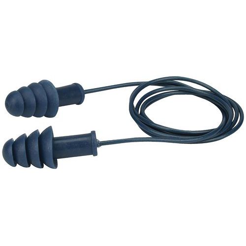Tapones para los oídos reutilizables y detectables con cordón para 30 dB - PIP