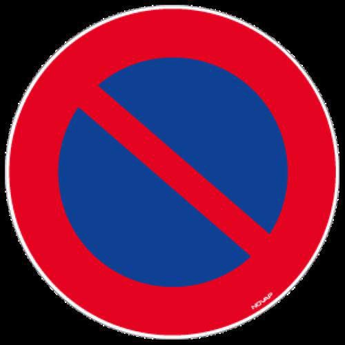 Pictograma de suelo - Prohibido aparcar - 300 mm - Novap