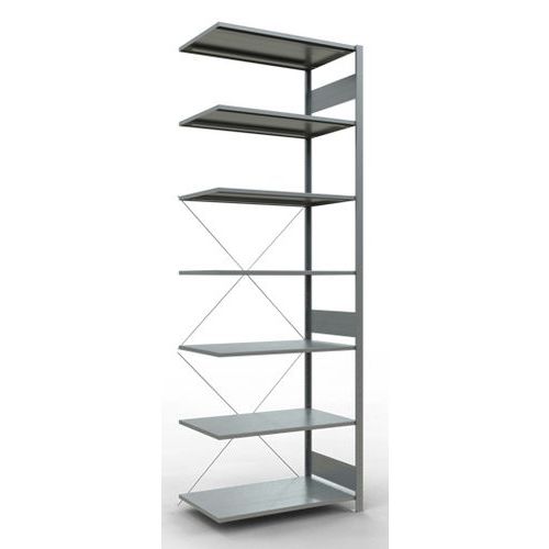 Estantería ligera Easy-Fix - Una cara - Altura 3000 mm - galvanizada - Schulte