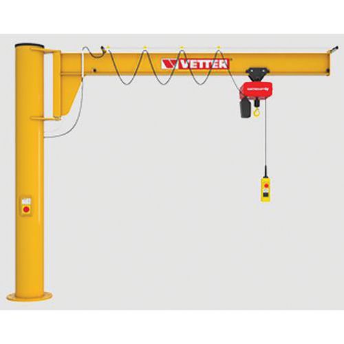 Grúa pivotante de columna con brazo recto - Carga 250 kg
