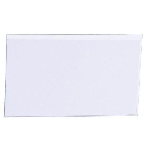Lote de 50 tarjetas de identificación con doble sujeción - Transparentes - Sign