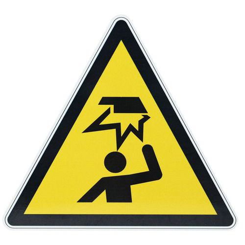 Señal de peligro - Obstáculo en altura - Aluminio