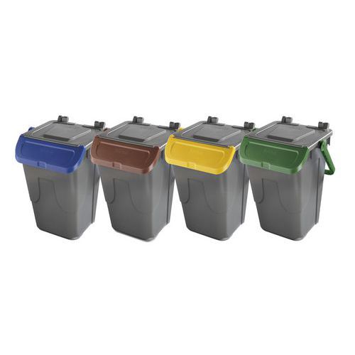 Papelera de reciclaje de plástico - 35 L - Mobil Plastic