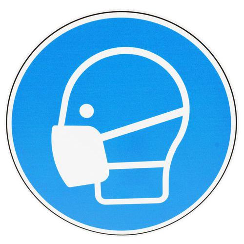 Señal - Uso obligatorio de mascarilla - PVC - Manutan Expert