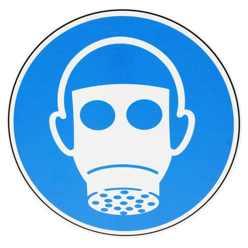 Señal - Protección de vías respiratorias - PVC - Manutan Expert