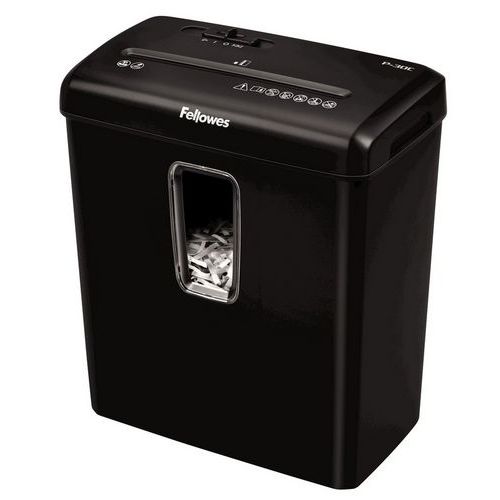 Destructora de documentos P30C - 6 hojas con corte cruzado P4 - Fellowes