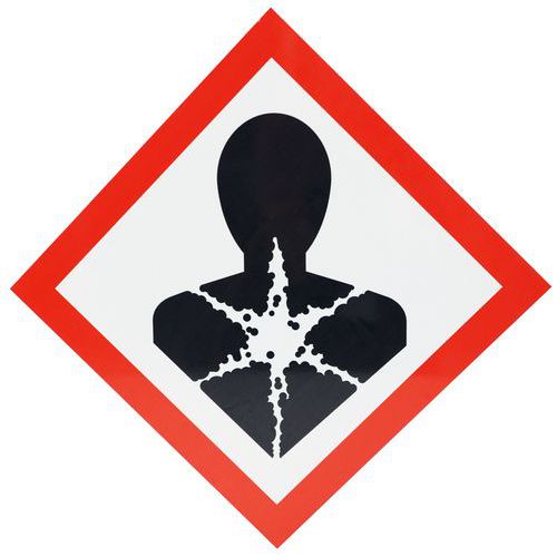 Señal CLP - Riesgo para la salud - Aluminio - 300×300 mm