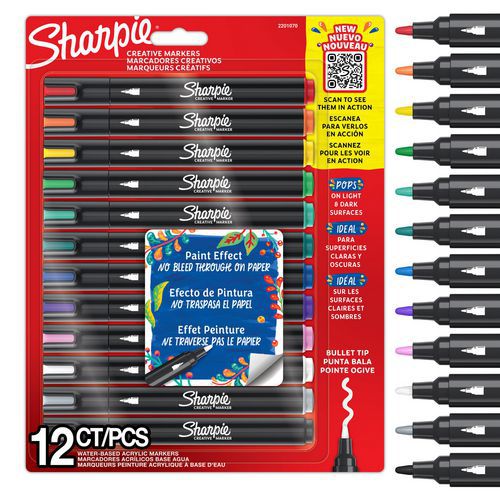 Rotulador acrílico Sharpie con punta ojival – Surtidos – Sharpie