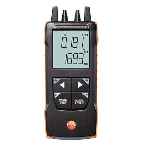 Manómetro diferencial digital 512-1 y 512-2 - Testo