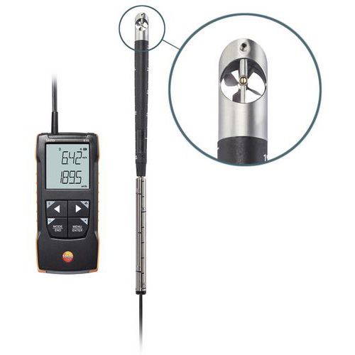 Anemómetro de hélice 416 y 417 - Testo