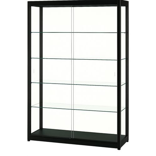 Vitrina de exposición - 1000 x 400 x 2000 mm - Manutan Expert