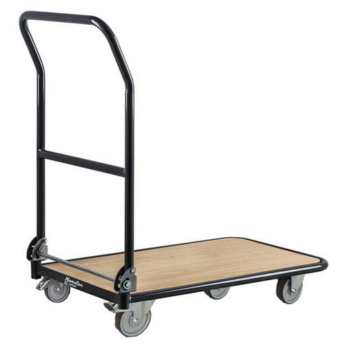 Carro con respaldo abatible - Capacidad 250 kg - Manutan Expert