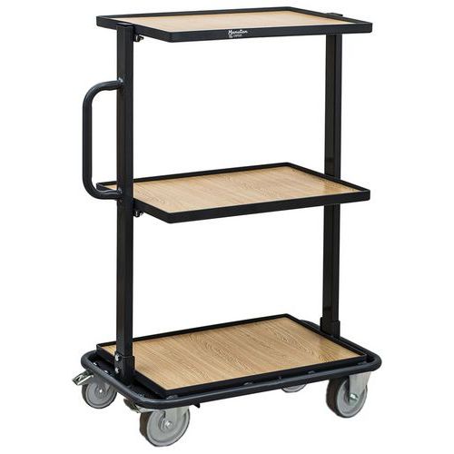 Carro de acero para cajas - Cap. 200 kg - Manutan Expert