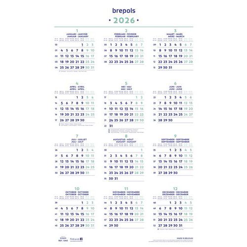Calendario anual de 2026