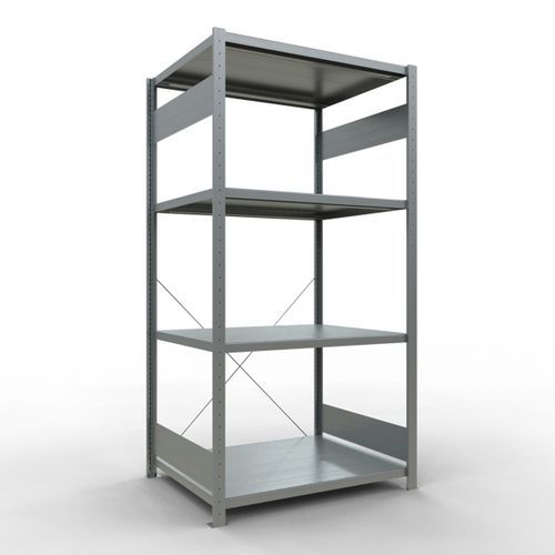 Estantería ligera Easy-Fix - Una cara - Altura 2000 mm - galvanizada - Schulte