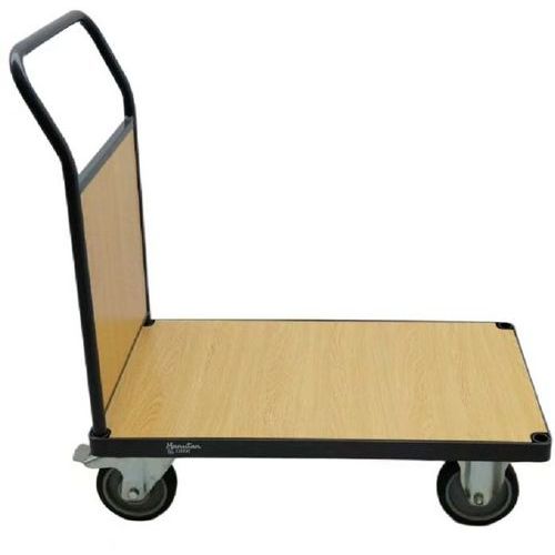 Carro con pared fija de madera - Capacidad de 400 a 500 kg - Manutan Expert