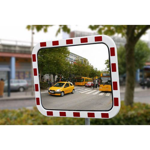 Espejo de tráfico multiusos UNI SIG - Con bandas reflectantes - Dancop