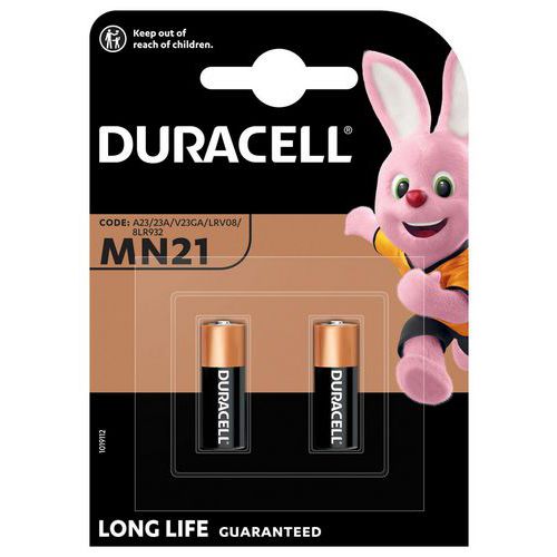 Pila alcalina MN21 V23GA - Pack de 2 - Duracell