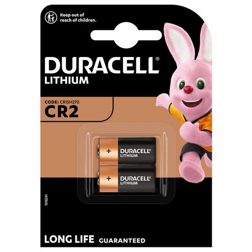 Pila de litio CR2 - Pack de 2 - Duracell
