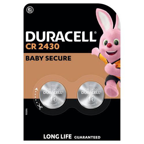 Pila de botón de litio 2430 - Pack de 2 - Duracell