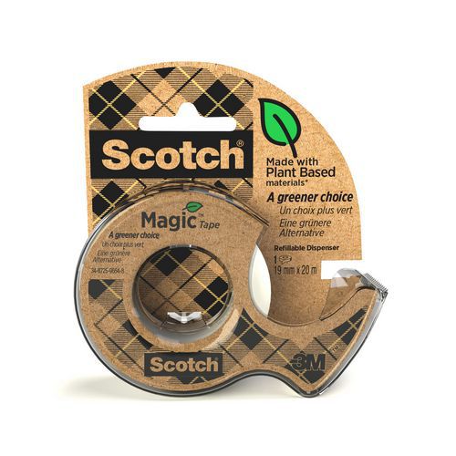 Cinta Scotch® Magic™ con dispensador reciclado - Scotch