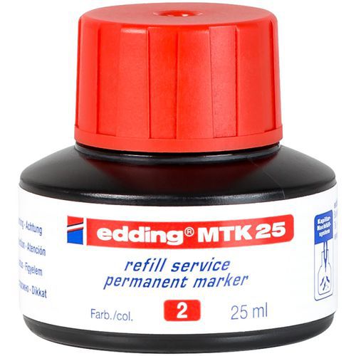 Recarga de tinta para marcador permanente Edding MTK 25