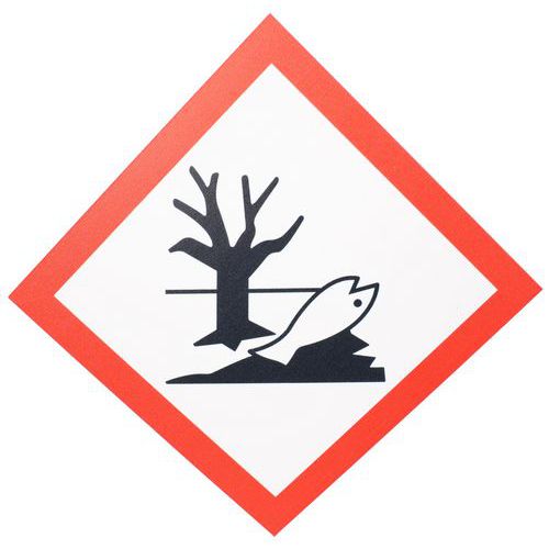 Señal CLP - Riesgo medioambiental - PVC - Manutan Expert