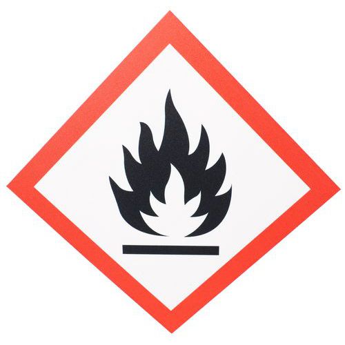 Señal CLP - Inflamable - PVC - Manutan Expert