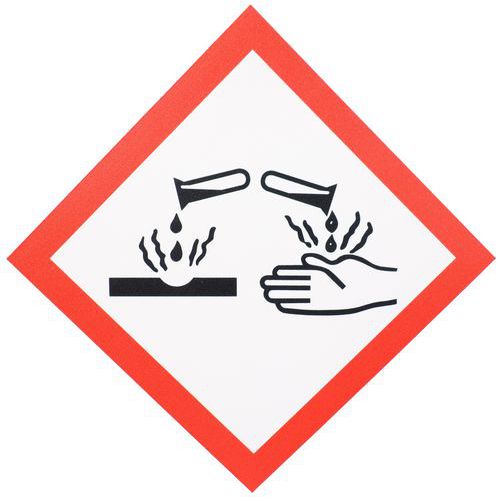 Señal CLP - Corrosivo - PVC - Manutan Expert