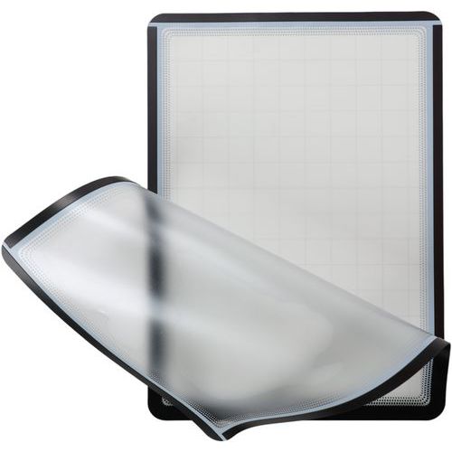 Funda con marco de visualización adhesivo Magneto A4