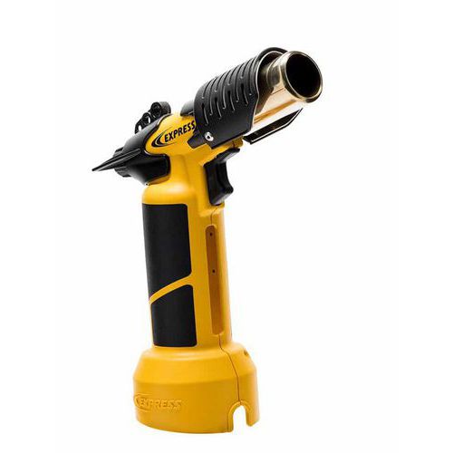 Pistola de aire caliente con cartucho de gas y 2 boquillas