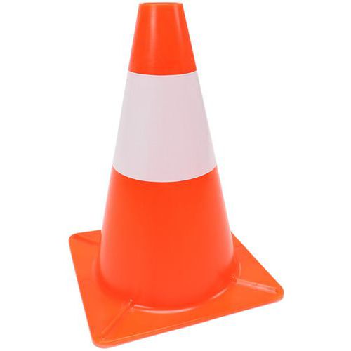 Cono de señalización fluorescente