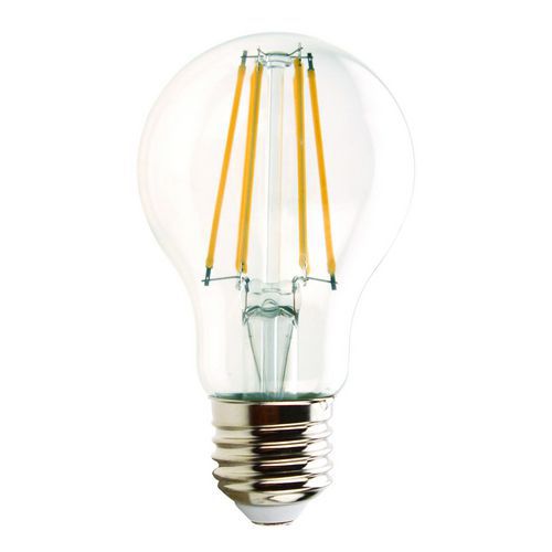 Bombilla LED de filamento estándar A60 de 8 W con casquillo E27 - VELAMP
