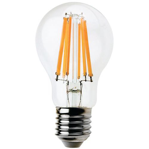 Bombilla LED de filamento estándar A60 de 12 W con casquillo E27 - VELAMP