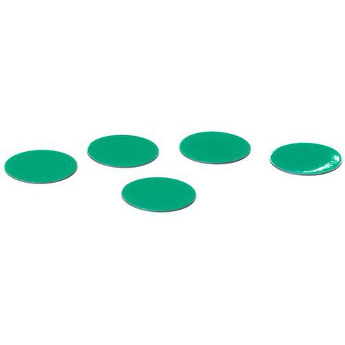 Juego de 5 símbolos de círculo verdes - Smit Visual